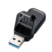 エレコム USBメモリー/USB3.1(Gen1)対応/フリップキャップ式/64GB/ブラ