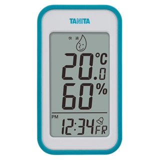 タニタ(TANITA) 〈温湿度計〉デジタル温湿度計 TT-559-BL(ブルー)