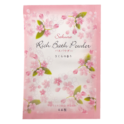 入浴剤　リッチバスパウダー・桜の香り　/日本製   sangobath