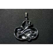 【ペンダントトップ】蛇 水晶 ★最強金運★