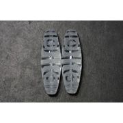 【彫刻ビーズ】水晶 (素彫り) 「太鼓型」 3.8cm 四眼