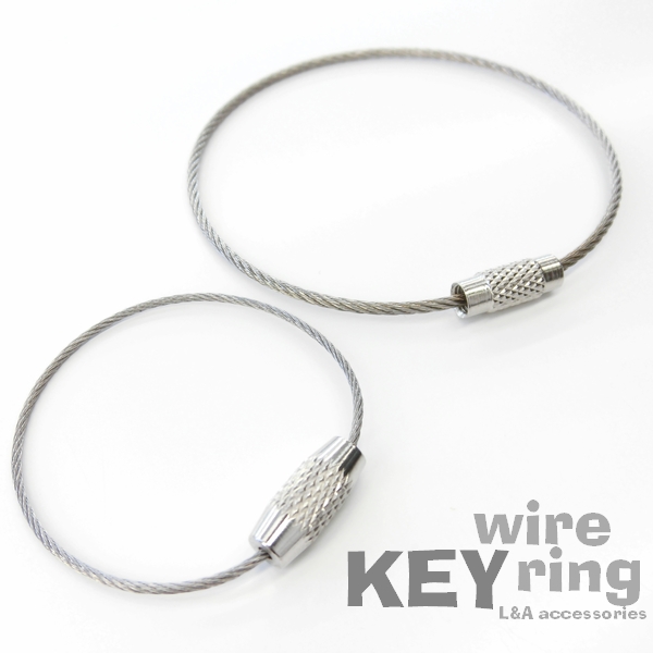 ▼SALE▼★Ｌ&Ａ Original Parts★ワイヤーリング★キーリング★Key wire ring★