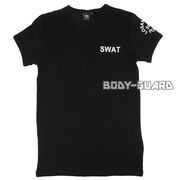SWAT　半袖Tシャツ　バックプリントあり　ブラック　XL