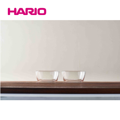 「公式」HARIO 耐熱ガラス製スクエアボウル2個セットS 3HSB-S-2  HARIO（ハリオ）