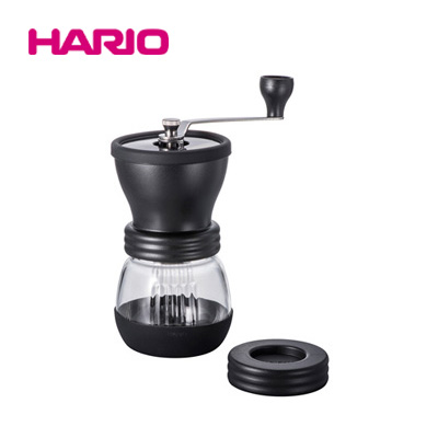 「公式」挽いて洗える本格コーヒーミル。　セラミックコーヒーミル・スケルトン　MSCS-2B_HARIO(ハリオ)