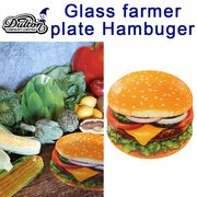■DULTON（ダルトン）■　GLASS FARMER PLATE HAMBURGER