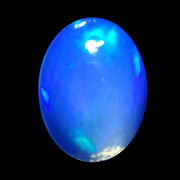 ≪特価品≫天然石 ウォーターオパール(Water opal) オーバルカボション 約 8.2x6.2x3.6mm