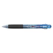 トンボ鉛筆 3色ボールペン リポーター3 透明ブルー BC-TRC40 00052818