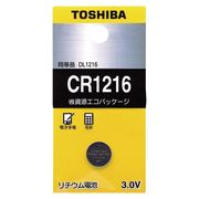 東芝 リチウムボタン電池 CR1216EC 00032936