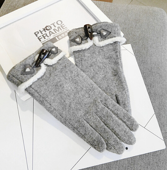 秋冬新品 レディースファッション 手袋 グローブ リボン タッチパネル対応 ウール 韓国 防寒 ファッション雑貨 株式会社 C2jジャパン 問屋 仕入れ 卸 卸売の専門 仕入れならnetsea