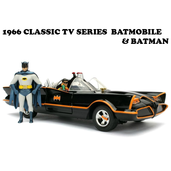 1:24 1966 CLASSIC TV Series BATMOBILE W/BATMAN【バット