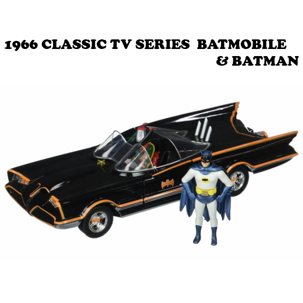 1:24 1966 CLASSIC TV Series BATMOBILE W/BATMAN【バットモービル