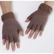 秋冬 メンズ 手袋 グローブ  韓国風  保温 毛糸