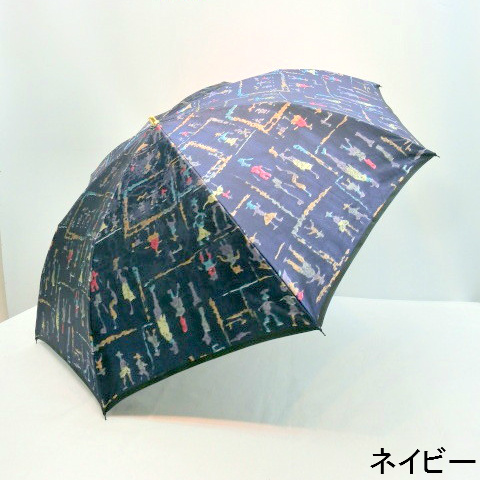 新品【甲州産 ほぐし織】海外の街並み柄 高級長傘 雨傘 25rk11.jpg