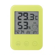 ヤザワ 熱中症・インフルエンザ警報付きデジタル温湿度計GR DO02GR