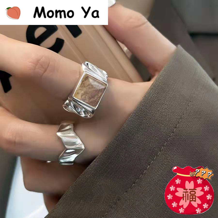 2022新作レディース用　指輪　リング　可愛いキラキラ　指輪　個性的なリング「Momo Ya」
