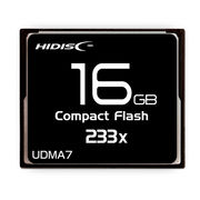 HIDISC CFカード 16GB 233x Read35MB/s MLCチップ搭載 HD