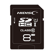 HIDISC SDHCカード 8GB CLASS10 UHS-1対応 超高速転送 Read