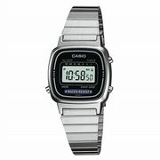 CASIO腕時計 デジタル表示 長方形 カレンダー LA670WA-1 チプカシ レディース腕時計