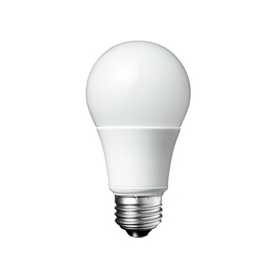 LED電球 一般電球形 60W形相当 広配光タイプ 昼光色 全光束830lm E26口金 密閉型器具対応