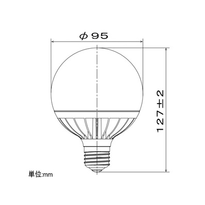 Led電球 ボール電球形 広配光タイプ ボール電球40形相当 電球色 E26口金 密閉形器具対応 家具 インテリア 株式会社 ヤザワコーポレーション 問屋 仕入れ 卸 卸売の専門 仕入れならnetsea