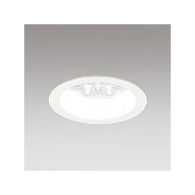 LEDダウンライト M形 φ100 HID35W形 LED9灯 配光角:49°連続調光 本体色:オフホワイト 電球色形 3000K