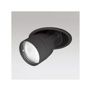 LEDダウンスポットライト M形 φ100 JR12V-50W形 高効率形 拡散配光 連続調光 ブラック 白色形 4000K