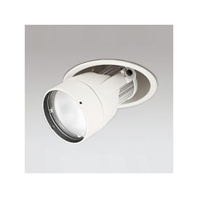 LEDダウンスポットライト M形 φ100 JR12V-50W形 高効率形 ワイド配光 連続調光 オフホワイト 白色形 4000K