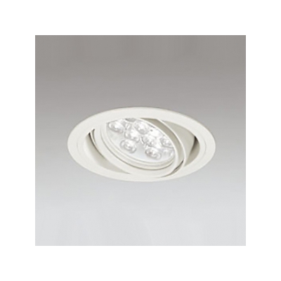 LEDユニバーサルダウンライト M形 φ125 HID35W形 LED9灯 配光角14°連続調光 オフホワイト 白色形 4000K