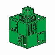 Artecブロック 基本四角 100P 緑