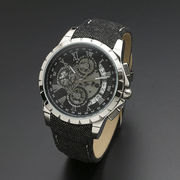 正規品SalvatoreMarra腕時計サルバトーレマーラ SM13119D-SSBK/BK クロノグラフ 革ベルト メンズ腕時計