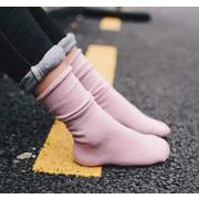 秋ファッション　キッズ　ベビー　ソックス　靴下　通気性　透湿　　ハイソックス　