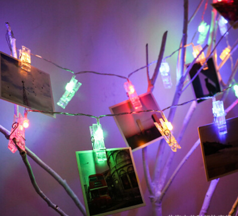 クリスマス　イベント　　led ライト　パーティー　室内用　　パーティー用品　クリップ