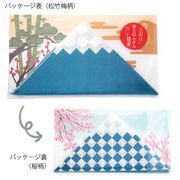 【ご紹介します！安心の日本製！人気の富士山柄の雑貨！富士山ふきん（青）】