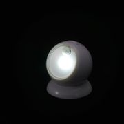 YAZAWA(ヤザワ）ボールセンサーライト 乾電池式 白色LED 人感・明暗センサー付　NBSMN45WH