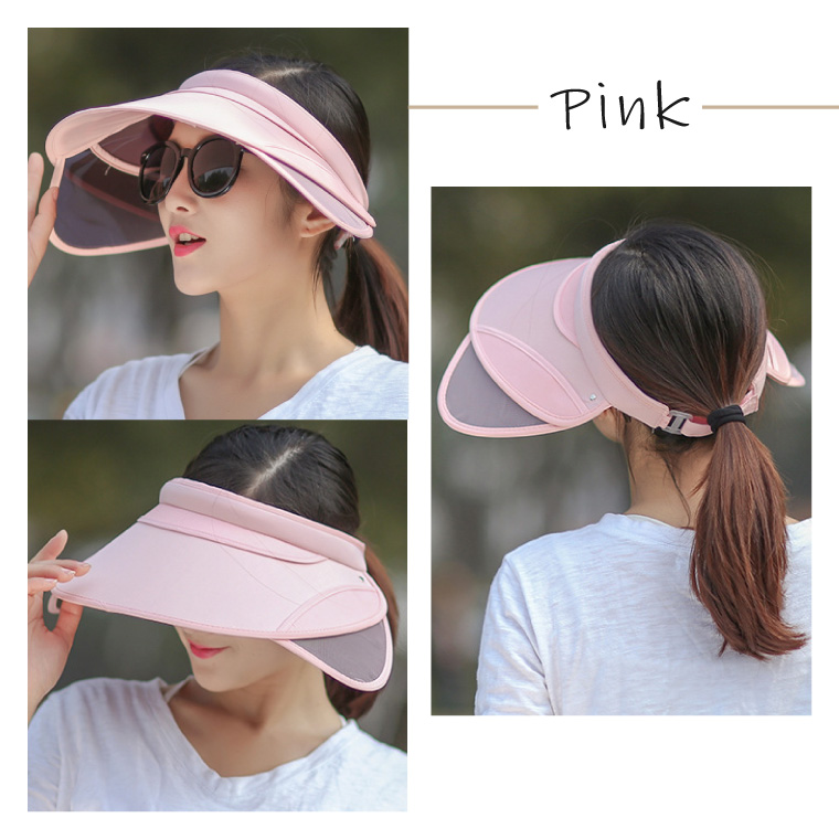 サンバイザー レディース Uvカット ツバ広 紐付き Upf50 全4色 可動式 軽量 おしゃれ アパレル 株式会社カスミ商事 問屋 仕入れ 卸 卸売の専門 仕入れならnetsea