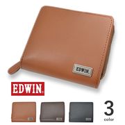【全3色】 EDWIN エドウイン ラウンドファスナー ウォレット 二つ折り 財布 エドウィン