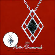 K10ホワイトゴールド［Retro Diamonds］ブラックダイヤモンドネックレス