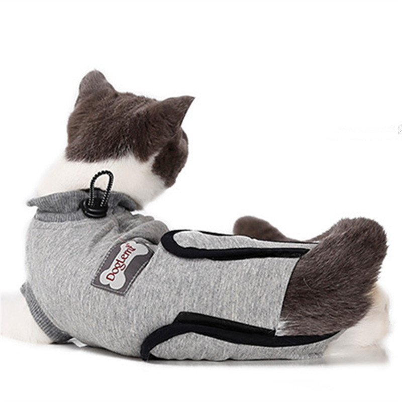 術後服 猫用 介護服 ペット術後 ウェア 皮膚保護 傷舐め防止 避妊 オス メス 猫用 術後服 ペット術後服 介護服 避妊用 綿素材 皮膚保護 傷舐め