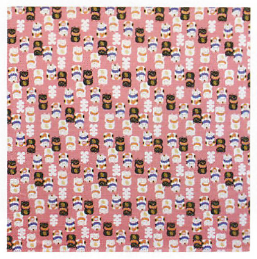 新登場 信頼の日本製 ユニークな和柄の小風呂敷 和布日和オモシロ和柄小風呂敷 手まりパンダ ピンク 雑貨 株式会社 伊予結納センター 問屋 仕入れ 卸 卸売の専門 仕入れならnetsea