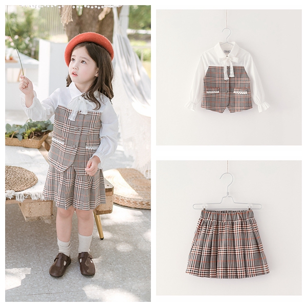 秋冬新作 韓国子供服 キッズ 子供服 女の子 ベビー服 セットアップ 2点