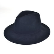 　帯ナシツバ広フェルトフェドラハット（ツバ7cm）　ヤング帽子