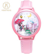 腕時計 レディース Miss Keke レディース腕時計 ケケ KK0103 月と星  ピンクケース ファッションウォッチ