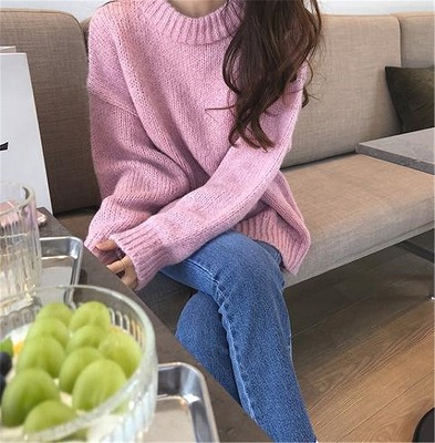韓国ファッション　秋冬ベーシック　セーター