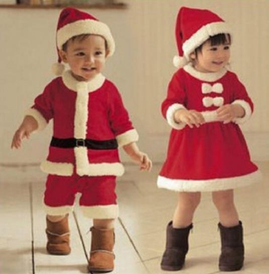 クリスマス衣装　子供服　可愛い　80-100　コスプレ衣装　サンタ　コスチューム  オールインワン