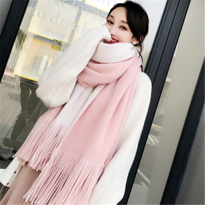 スカーフ 秋冬 韓国 百掛け かわいい 学院風 カップル INSスタイル  シンプル 暖かい  ファッション ビブ