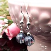天然石 ピアス アクアオーラ水晶 《SION 天然石 パワーストーン》