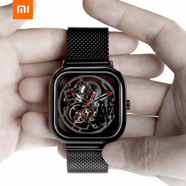 Xiaomi メンズ 機械式時計ステンレス 自動 スケルトン アップルウォッチ風 ブラック ファッション雑貨 合同会社 カリュウ 問屋 仕入れ 卸 卸売の専門 仕入れならnetsea
