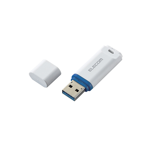 エレコム USBメモリー USB3.2(Gen1)対応 キャップ式 データ復旧サービス付