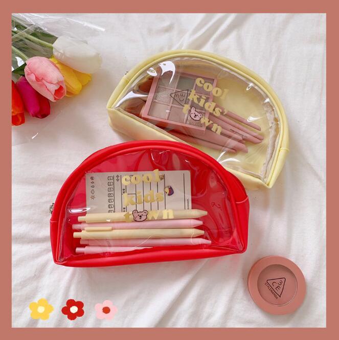 収納袋 小物収納 可愛い Pvc 防水 英字 文房具 ファッション 韓国風 ファッション雑貨 株式会社 C2jジャパン 問屋 仕入れ 卸 卸売の専門 仕入れならnetsea